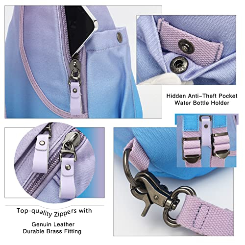 Foto 5 pulgar | Mochila Bandolera Pequeña De Lona Sling Bag Kl928 Para Hombre Y Mujer - Venta Internacional.