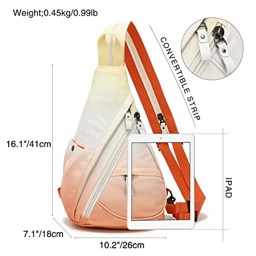 Foto 3 pulgar | Mochila Bandolera Pequeña De Lona Sling Bag Kl928 Para Hombre Y Mujer - Venta Internacional.