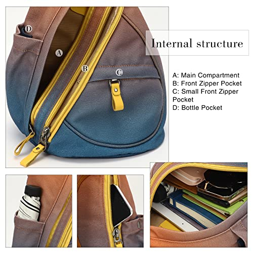 Foto 4 pulgar | Mochila Bandolera Kl928 de Lona - Venta Internacional