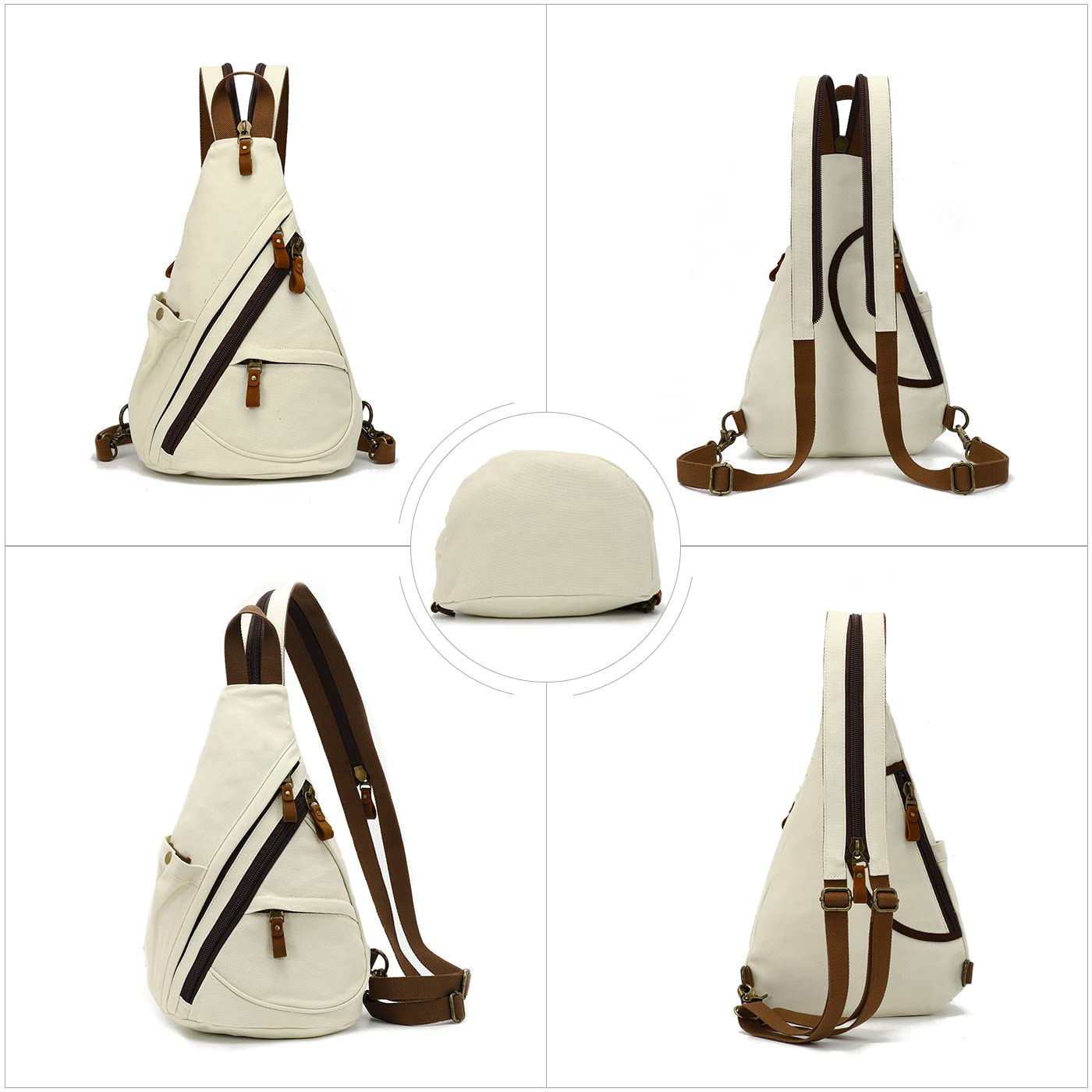 Foto 6 pulgar | Mochila Bandolera Kl928 de Lona - Venta Internacional