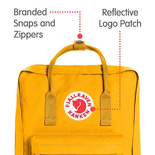 Foto 3 pulgar | Mochila Fjallraven Kanken Clásica Amarilla - Venta Internacional