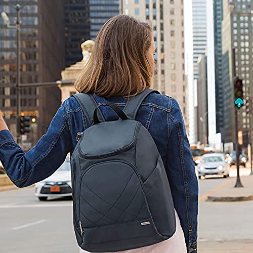 Foto 6 pulgar | Mochila Travelon Anti Theft Classic Negra Con Raya Blanca - Venta Internacional.