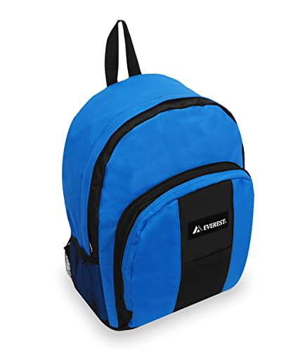 Foto 5 pulgar | Mochila de Equipaje Everest con Bolsillos Delanteros Y Laterales color Azul / Negro - Venta Internacional