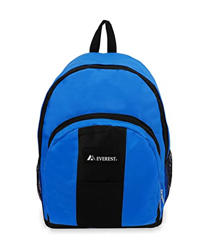 Foto 6 pulgar | Mochila de Equipaje Everest con Bolsillos Delanteros Y Laterales color Azul / Negro - Venta Internacional