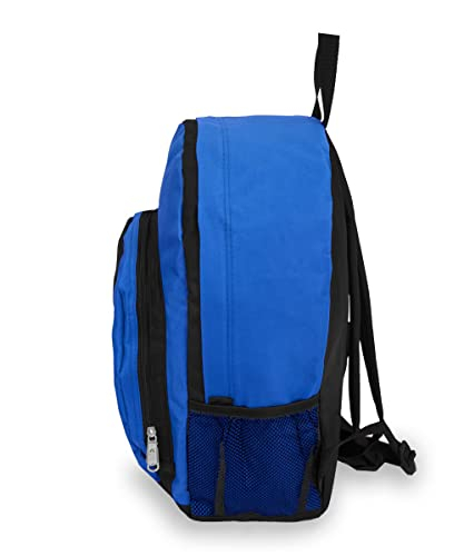 Foto 7 pulgar | Mochila de Equipaje Everest con Bolsillos Delanteros Y Laterales color Azul / Negro - Venta Internacional