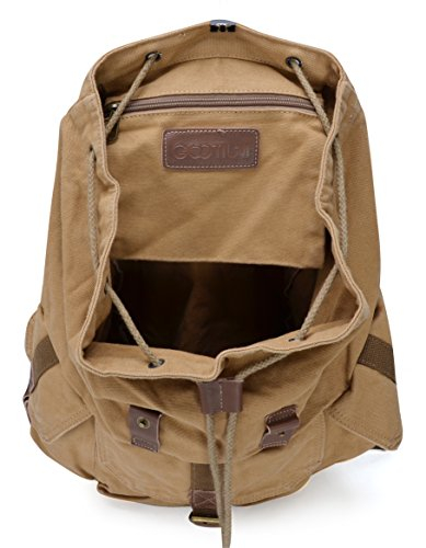 Foto 7 pulgar | Mochila Gootium Caqui - Venta Internacional