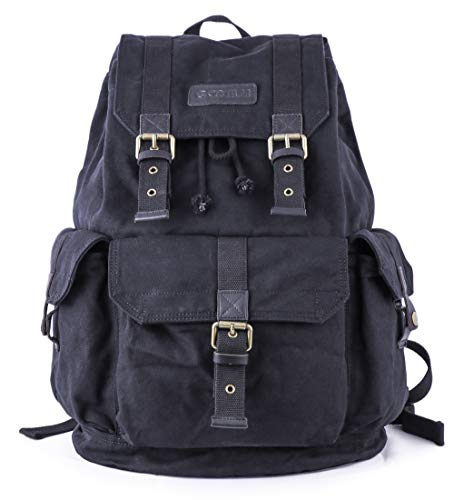 Foto 2 pulgar | Mochila Gootium De Lona Negra - Venta Internacional