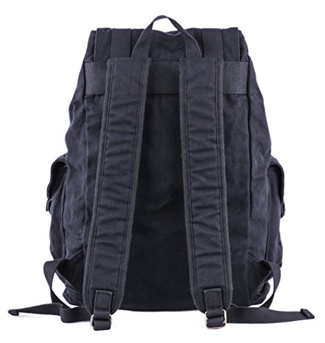Foto 3 pulgar | Mochila Gootium De Lona Negra - Venta Internacional