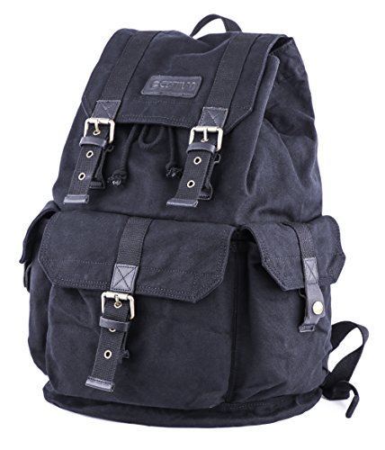 Foto 4 pulgar | Mochila Gootium De Lona Negra - Venta Internacional