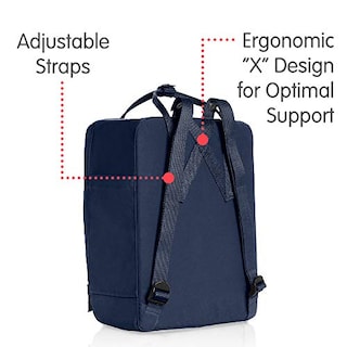 Foto 3 | Mochila Kanken Fjallraven Azul Marino - Venta Internacional