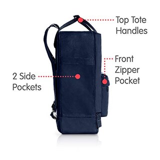 Foto 4 | Mochila Kanken Fjallraven Azul Marino - Venta Internacional
