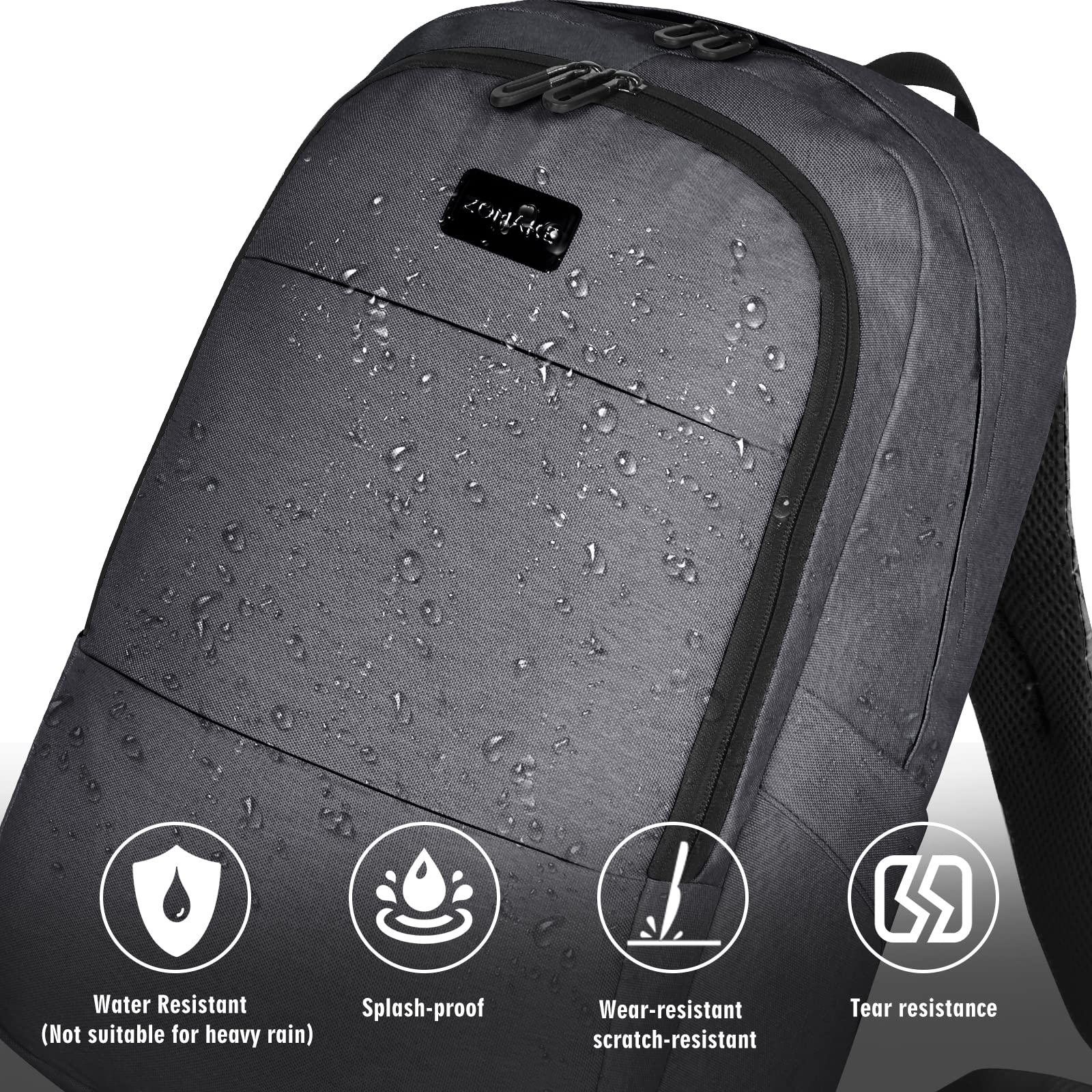 Foto 6 pulgar | Mochila Zomake Resistente al Agua y Antirrobo - Venta Internacional