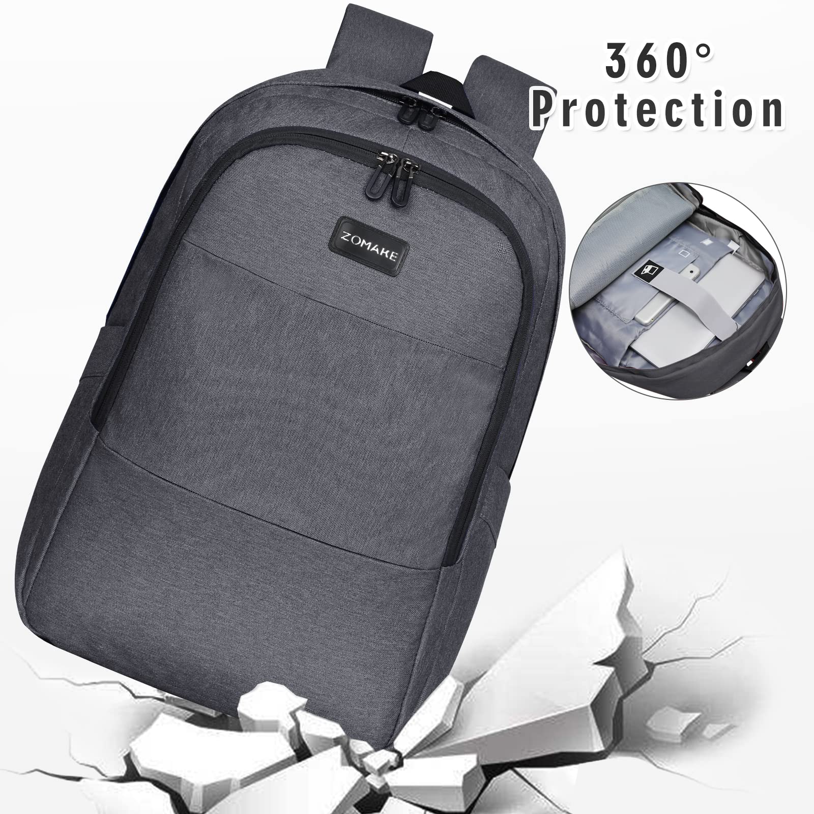 Foto 7 pulgar | Mochila Zomake Resistente al Agua y Antirrobo - Venta Internacional