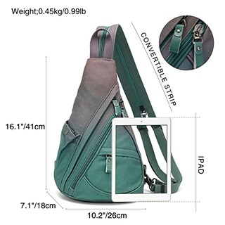 Foto 2 | Mochila Bandolera Kl928 de Lona - Venta Internacional