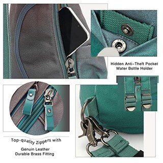 Foto 4 | Mochila Bandolera Kl928 de Lona - Venta Internacional