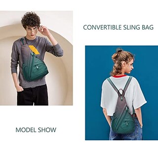 Foto 6 | Mochila Bandolera Kl928 de Lona - Venta Internacional
