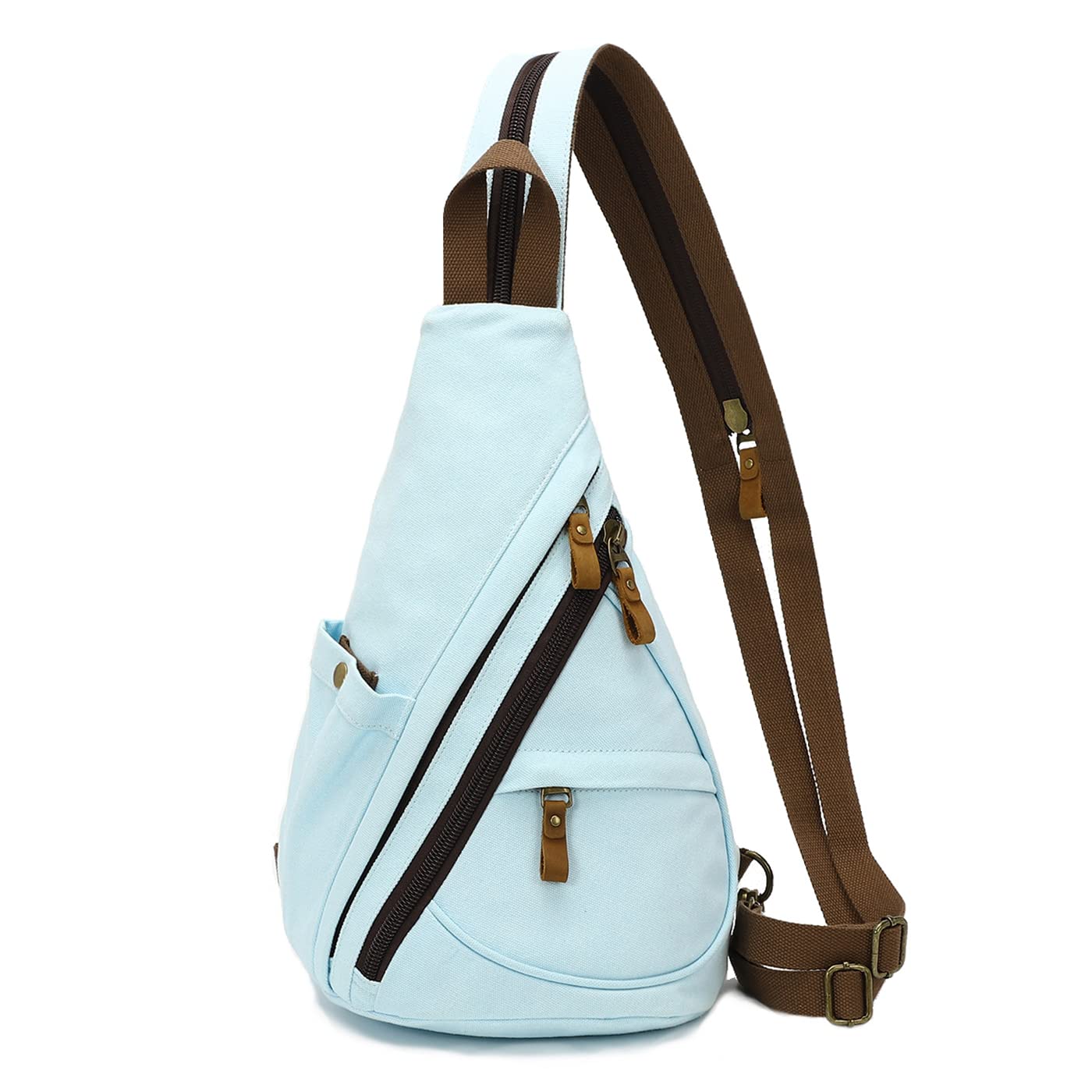 Mochila Bandolera Pequeña De Lona Kl928 Con Bandolera - Venta Internacional.