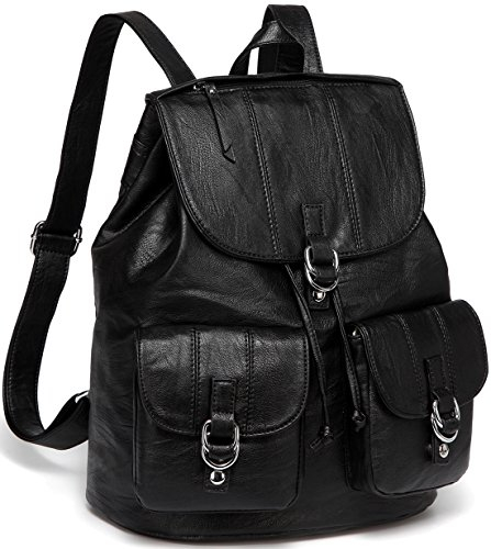 Foto 1 | Mochila con Cordón Vaschy Negra - Venta Internacional