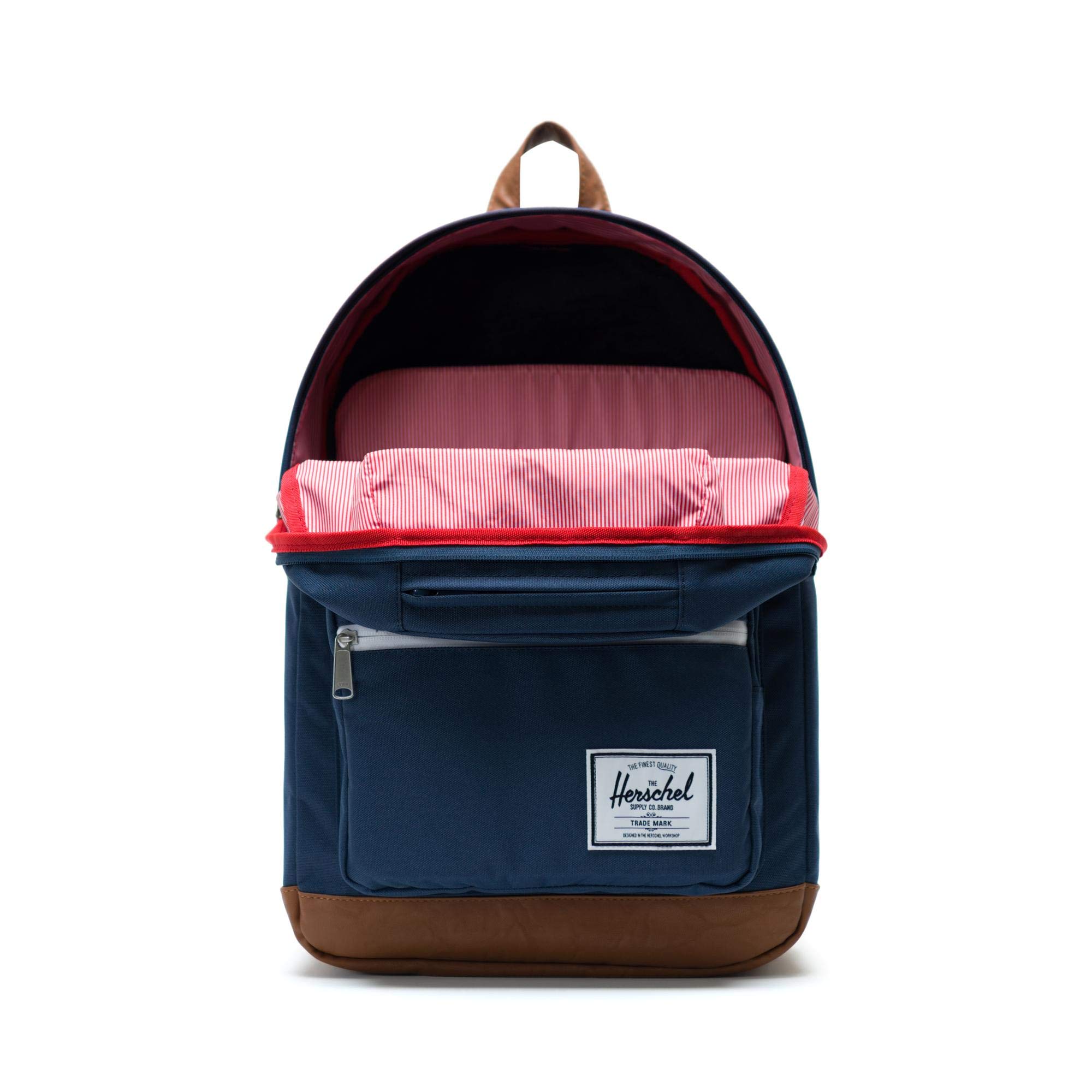Foto 3 | Mochila Herschel Pop Quiz Navy Tan de 22 l para Portátil de 15 Pulgadas - Venta Internacional