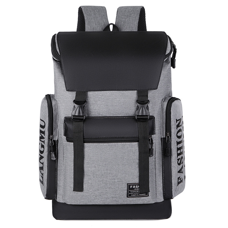 Foto 2 pulgar | Mochila Impermeable Gris Unisex - Venta Internacional