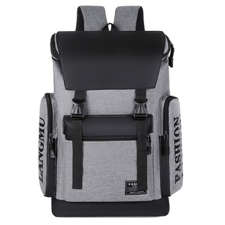 Foto 1 | Mochila Impermeable Gris Unisex - Venta Internacional