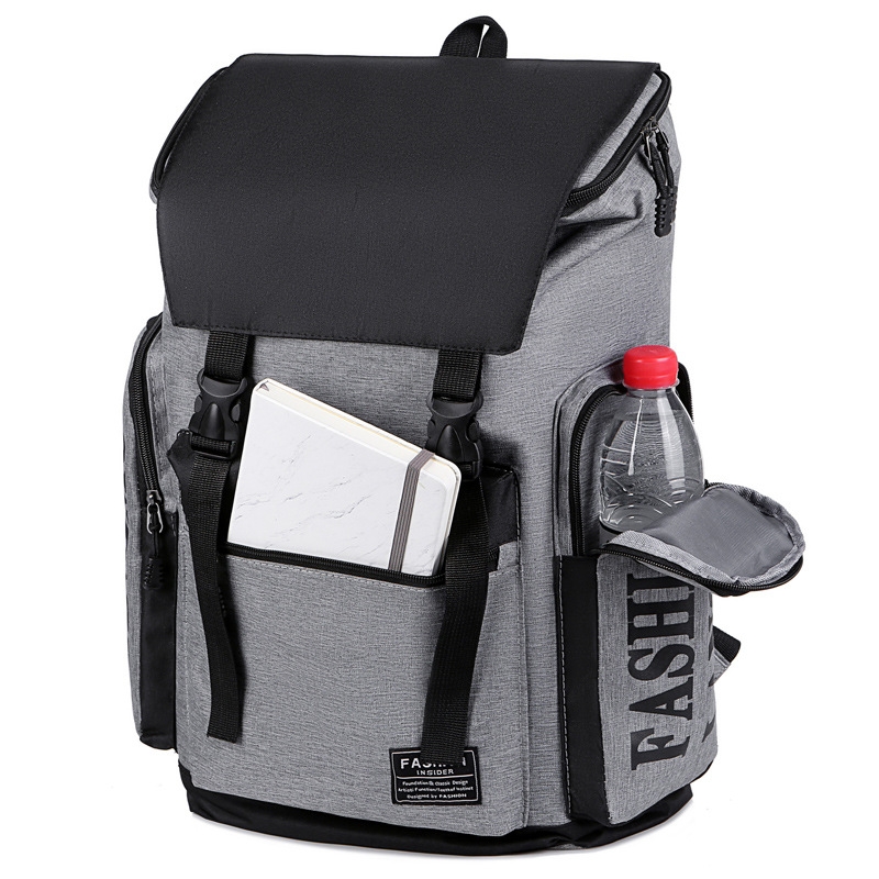 Foto 7 pulgar | Mochila Impermeable Gris Unisex - Venta Internacional