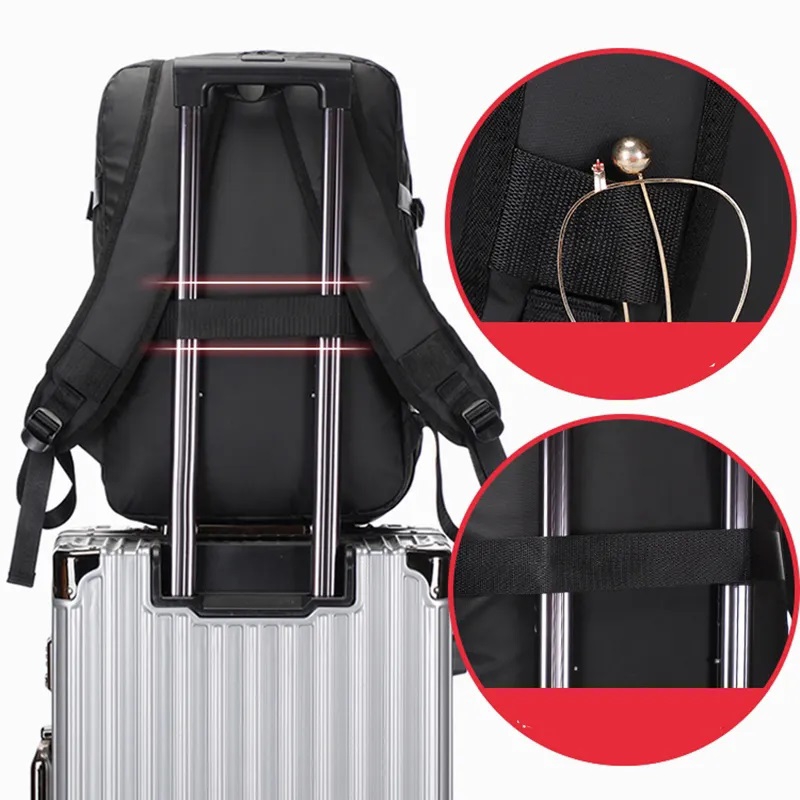 Foto 7 pulgar | Mochila Multifuncional Impermeable Para Portátil De 35 Litros Con Puerto Usb - Venta Internacional.