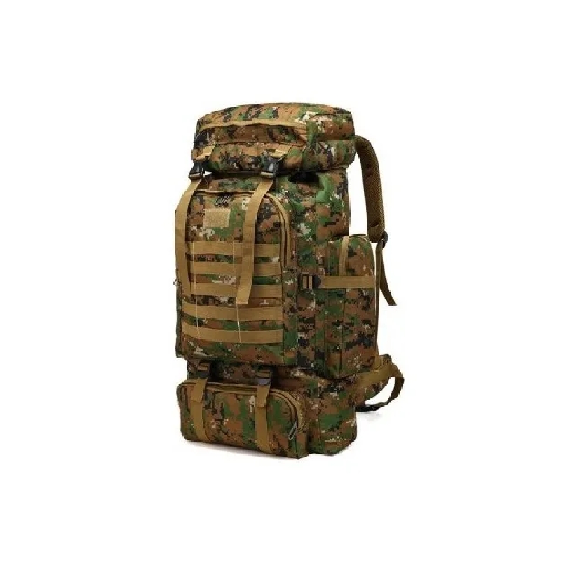 Foto 2 pulgar | Mochila Tactica Para Acampar, Senderismo, 80 L, Pixelada, Jung - Venta Internacional.
