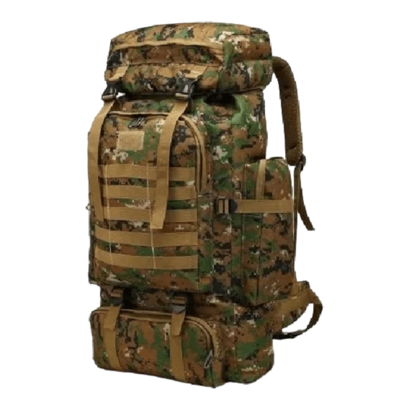 Foto 4 pulgar | Mochila Tactica Para Acampar, Senderismo, 80 L, Pixelada, Jung - Venta Internacional.