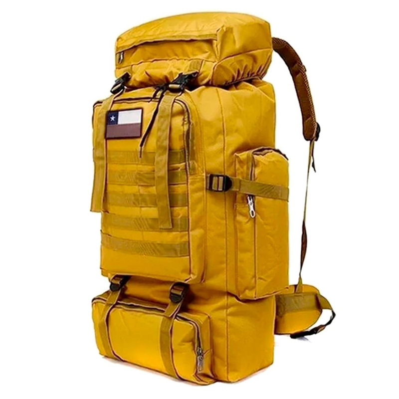 Foto 2 pulgar | Mochila De Viaje Para Acampar, 70 Litros, Para Hombre O Mujer, Color Café - Venta Internacional.