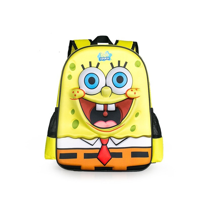 Foto 2 pulgar | Mochila Con Estampado De Dibujos Animados De Bob Esponja Para Viajes De Niños - Venta Internacional.