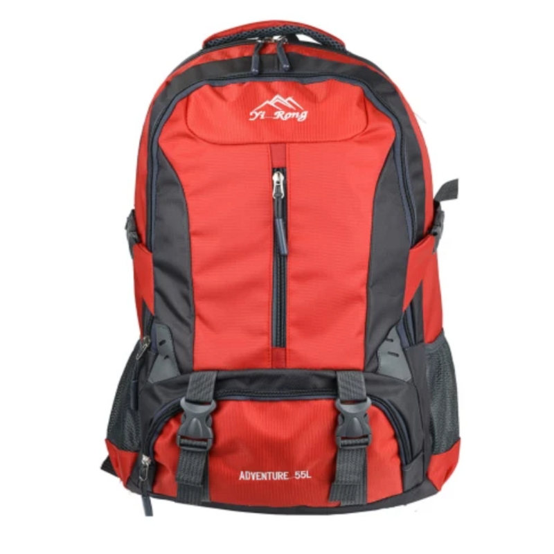 Mochila De Viaje Adventure 55l Con Cierre Frontal De Nailon Y Poliéster - Venta Internacional.