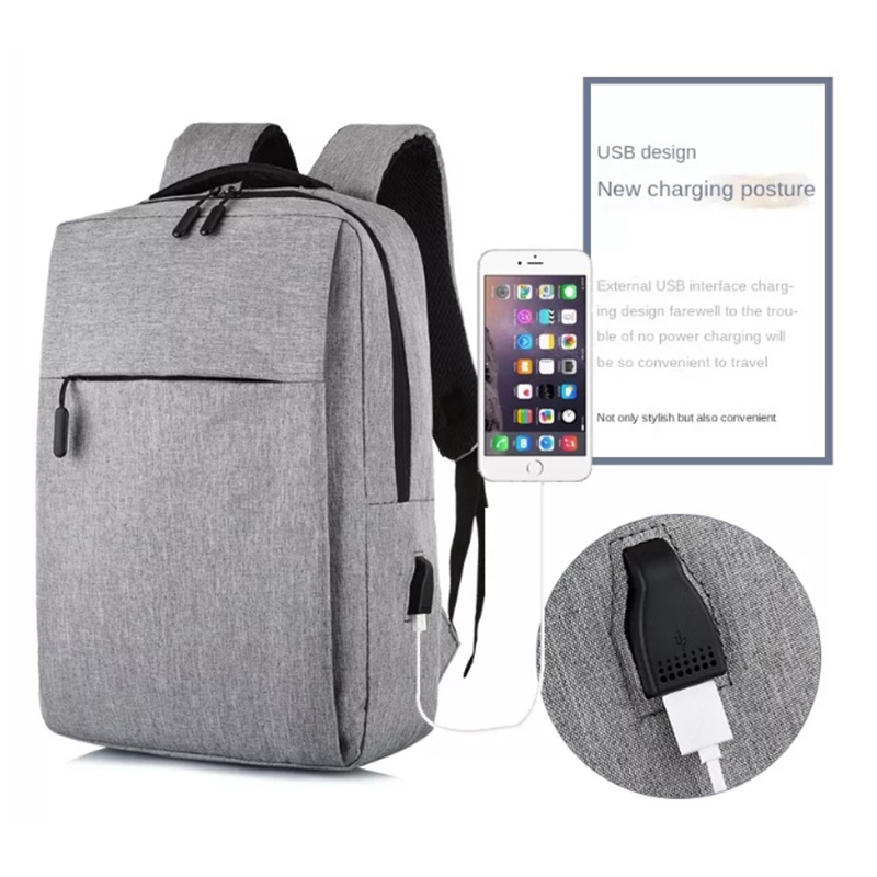 Foto 4 pulgar | Mochila Impermeable Para Portátil De 39 Litros Con Puerto Usb Gris, 44 X 31 X 5 Cm - Venta Internacional.