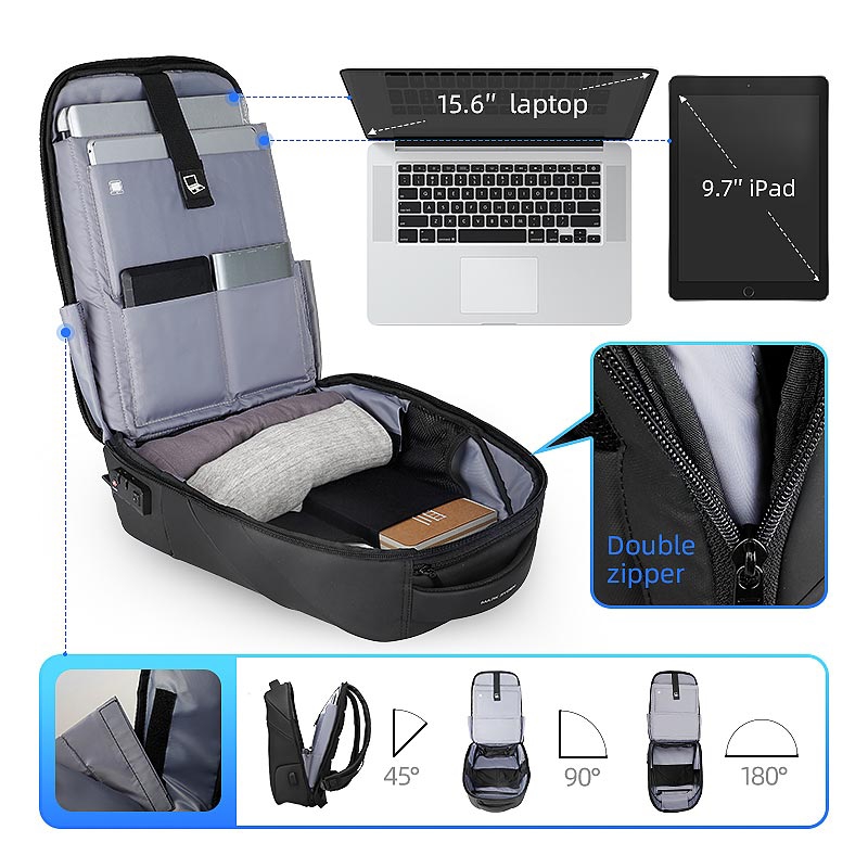 Foto 3 pulgar | Mochila Mark Ryden Krattos Impermeable Para Portátil Con Puerto Usb - Venta Internacional.