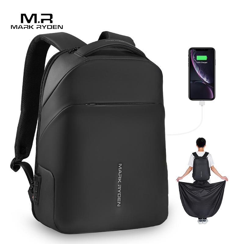 Foto 4 pulgar | Mochila Mark Ryden Krattos Impermeable Para Portátil Con Puerto Usb - Venta Internacional.