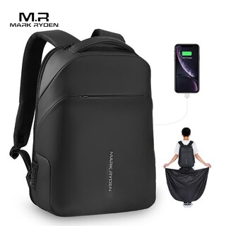 Foto 3 | Mochila Mark Ryden Krattos Impermeable Para Portátil Con Puerto Usb - Venta Internacional.