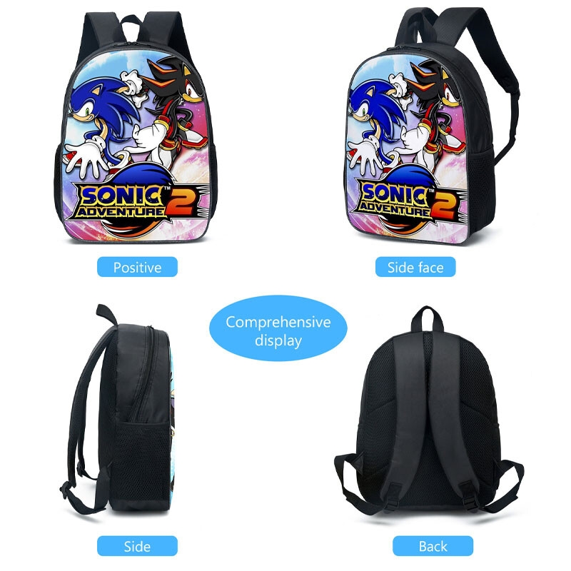 Foto 5 pulgar | Set De Mochilas Escolares Sonic Children Case 001 Mochila Bandolier - Venta Internacional