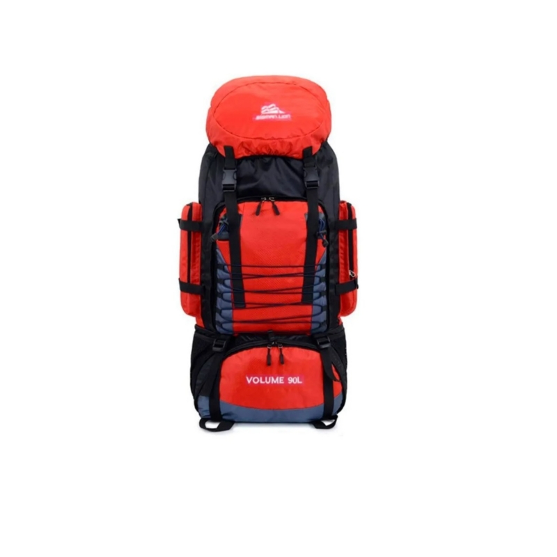 Foto 2 pulgar | Mochila Impermeable Para Acampar Y Senderismo, 90 L, Roja - Venta Internacional.