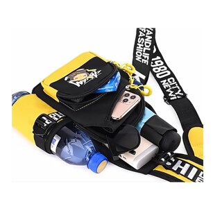 Foto 3 | Bolso Bandolera Con Diseño De Pikachu Negro Y Amarillo Para Adulto Y - Venta Internacional.