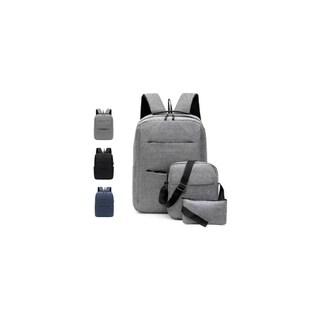 Foto 2 | Set De Mochilas Para Ordenador De 3 Piezas, Negro - Venta Internacional.