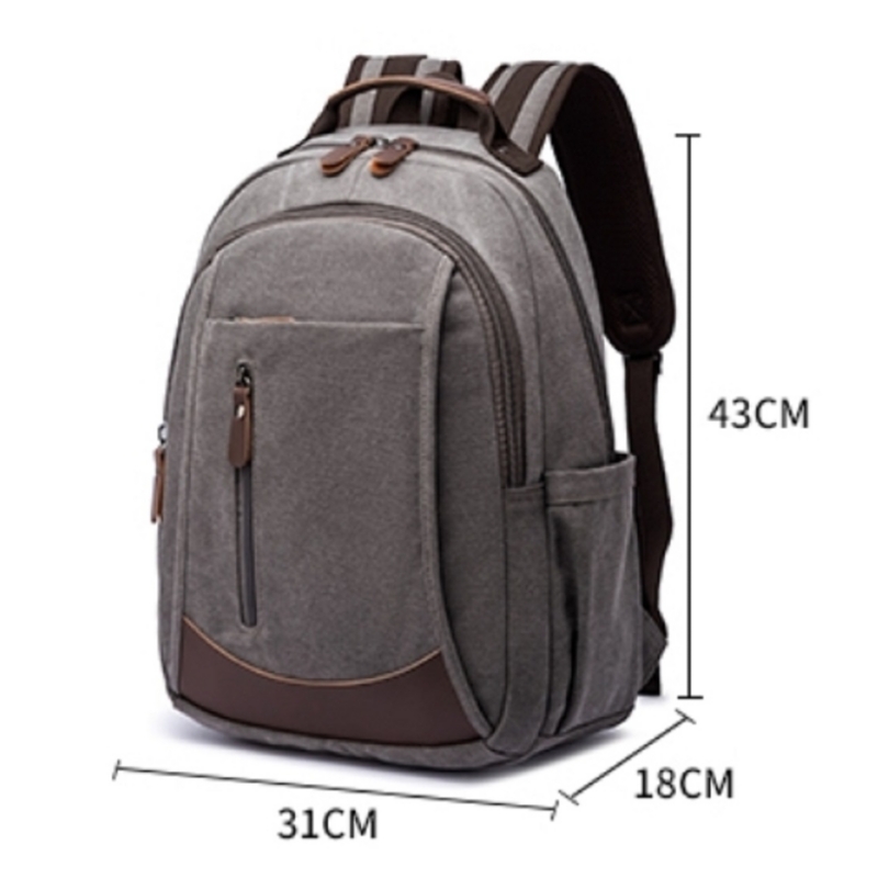 Foto 4 pulgar | Mochila De Lona Para Computadora, Moderna Y Ligera - Venta Internacional.