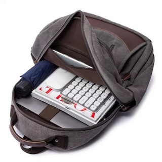 Foto 4 | Mochila De Lona Para Computadora, Moderna Y Ligera - Venta Internacional.