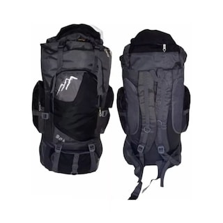 Foto 3 | Mochila De Viaje Impermeable De Poliéster Para Acampar De 90 Litros, Color Negro - Venta Internacional.