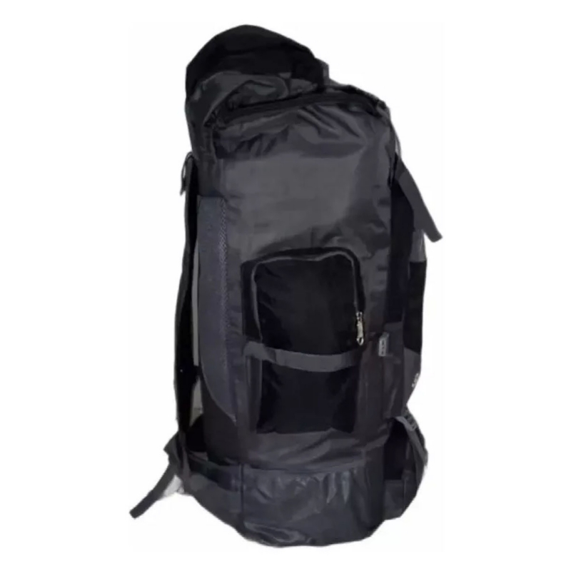 Foto 4 | Mochila De Viaje Impermeable De Poliéster Para Acampar De 90 Litros, Color Negro - Venta Internacional.