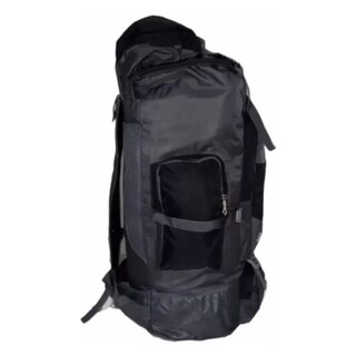 Foto 4 | Mochila De Viaje Impermeable De Poliéster Para Acampar De 90 Litros, Color Negro - Venta Internacional.