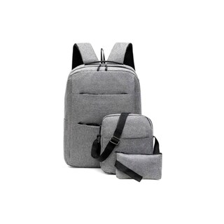 Foto 1 | Set De Mochilas Para Ordenador De 3 Piezas, Gris - Venta Internacional.