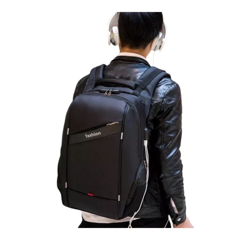 Foto 3 pulgar | Mochila Antirrobo Con Cierre De Seguridad Para Portátil Usb - Venta Internacional.