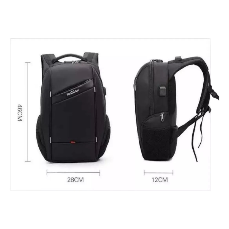 Foto 5 pulgar | Mochila Antirrobo Con Cierre De Seguridad Para Portátil Usb - Venta Internacional.