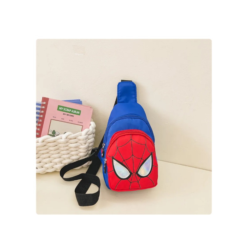 Bolsa De Pecho Con Los Personajes De Spiderman Y La Patrulla Canina Para Niños - Venta Internacional.