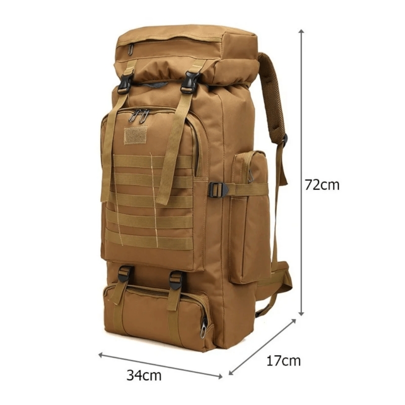 Foto 3 pulgar | Mochila Tactica Para Acampar, Senderismo, 80 L, Impermeable - Venta Internacional.